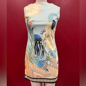 Elegant Aquarium Mini Dress